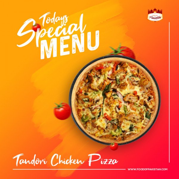 Tandori Chicken Pizza